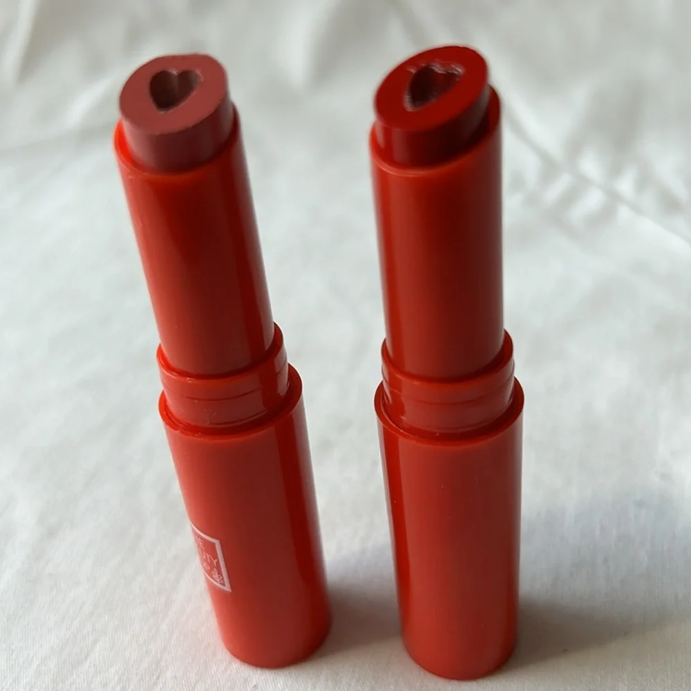 The Beauty Crop Oui Cherie Lipstick, Rouge and Nue- 2      New